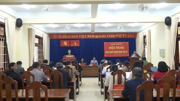 Hội nghị Ban Chấp hành Đảng bộ xã Măng Đen